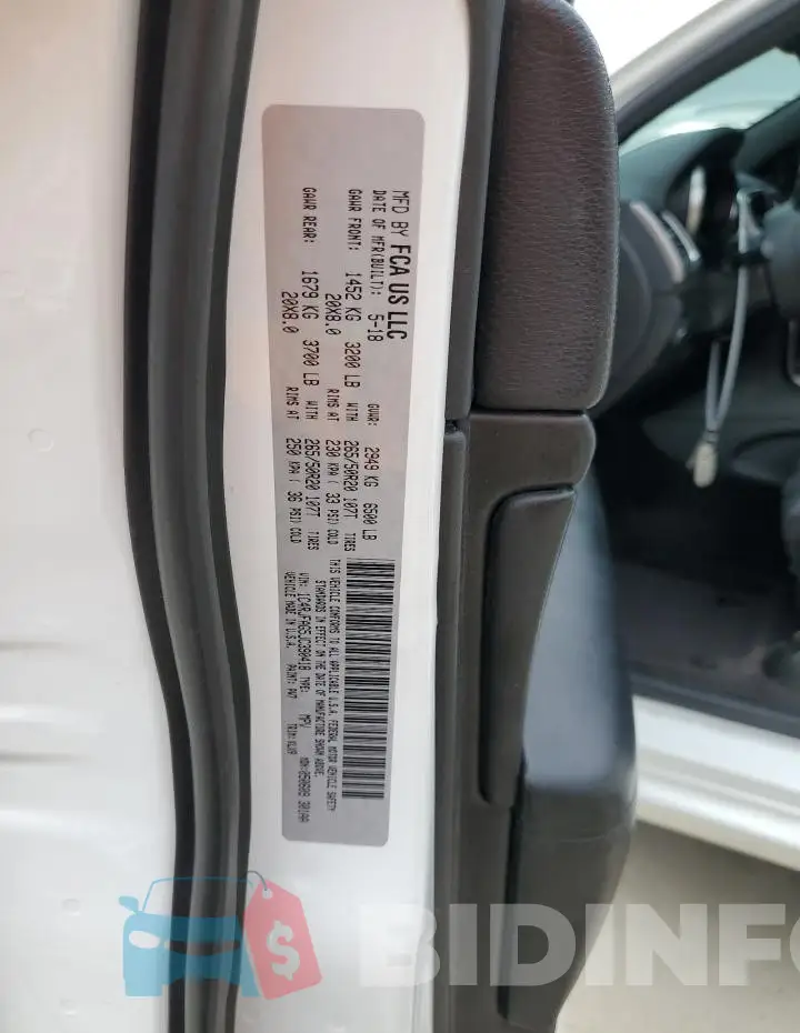 1C4RJFAG5JC390418 Photo# 14