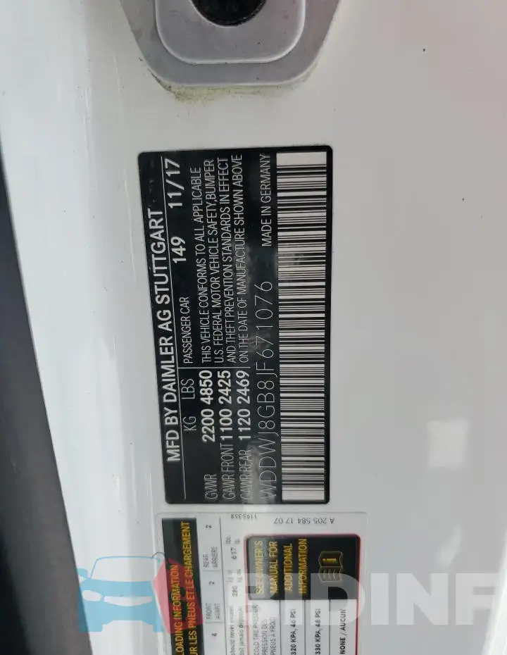 WDDWJ8GB8JF671076 Photo# 12