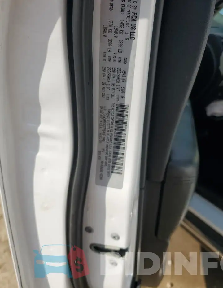 1C4RDHAG5KC716416 Photo# 13