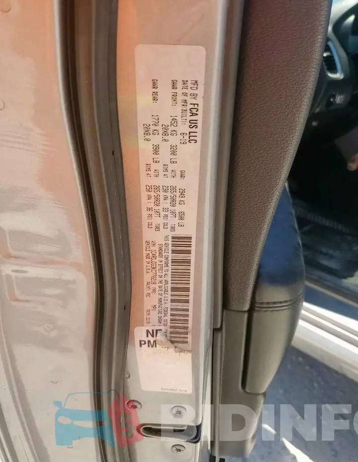 1C4RDJDG3KC770218 Photo# 13