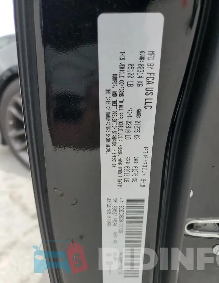 2C3CDXGJ8LH111568 Photo# 12