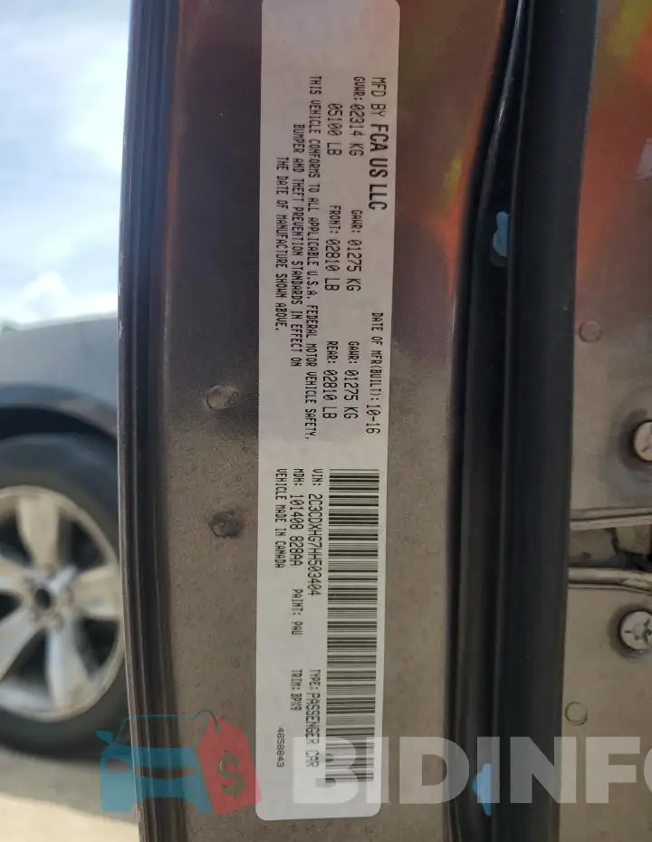 2C3CDXHG7HH503404 Photo# 12