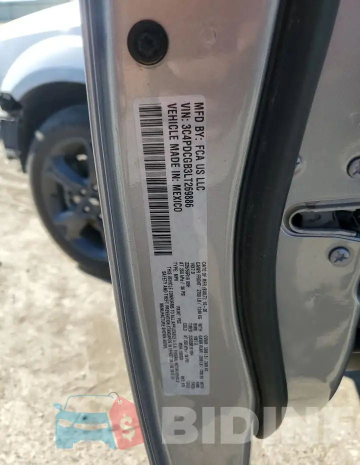 3C4PDCGB3LT269886 Photo# 14