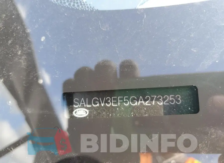 SALGV3EF5GA273253 Photo# 13