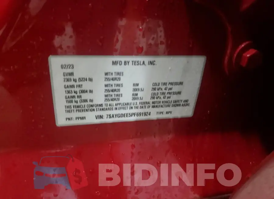 7SAYGDEE5PF691924 Photo# 12