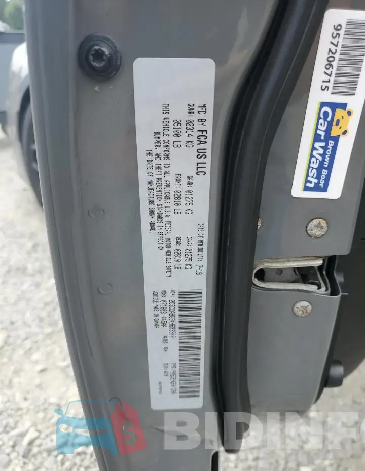 2C3CCABG3KH693900 Photo# 13