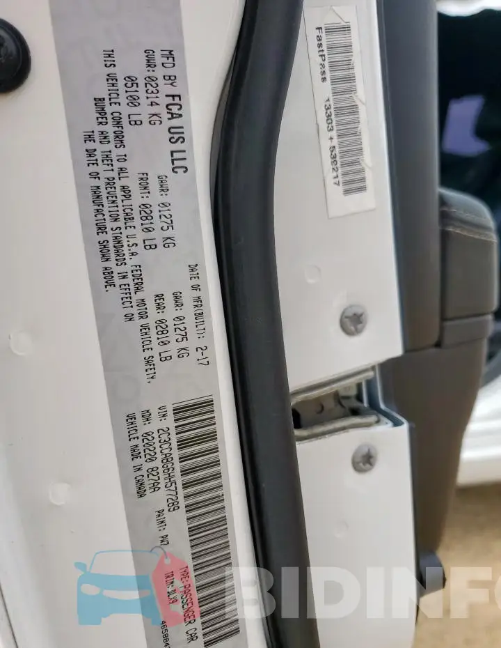 2C3CCABG6HH577289 Photo# 12