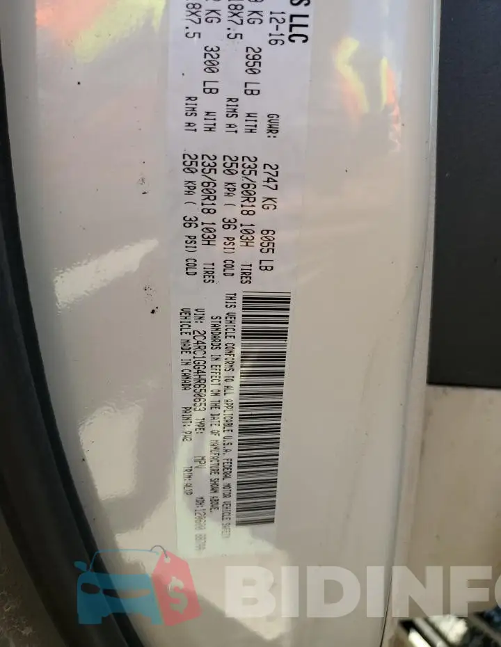 2C4RC1GG4HR650653 Photo# 13