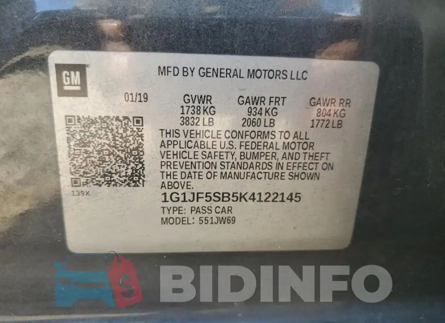 1G1JF5SB5K4122145 Photo# 12
