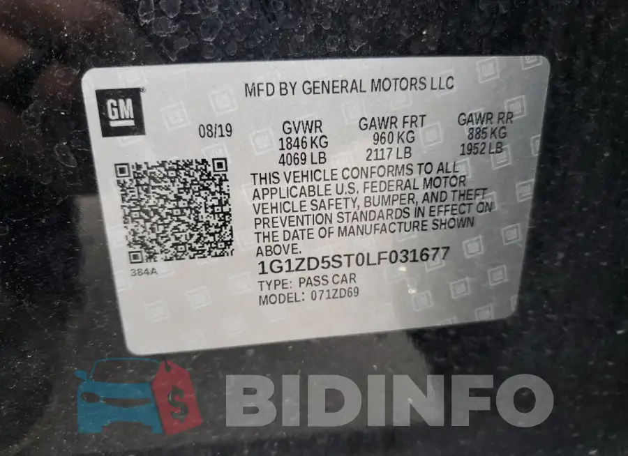 1G1ZD5ST0LF031677 Photo# 13