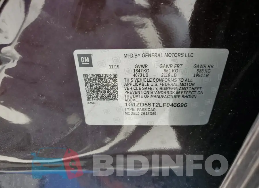 1G1ZD5ST2LF046696 Photo# 12