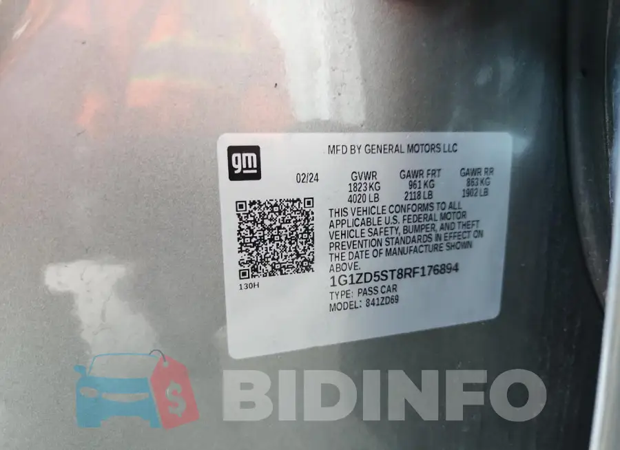 1G1ZD5ST8RF176894 Photo# 13