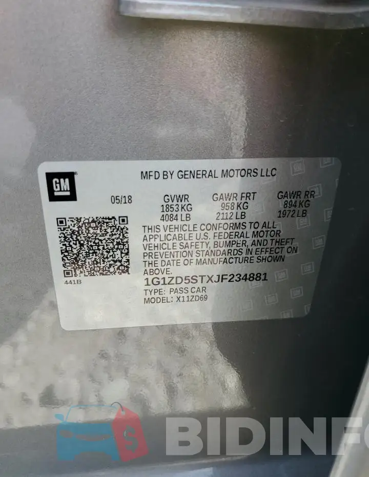 1G1ZD5STXJF234881 Photo# 12