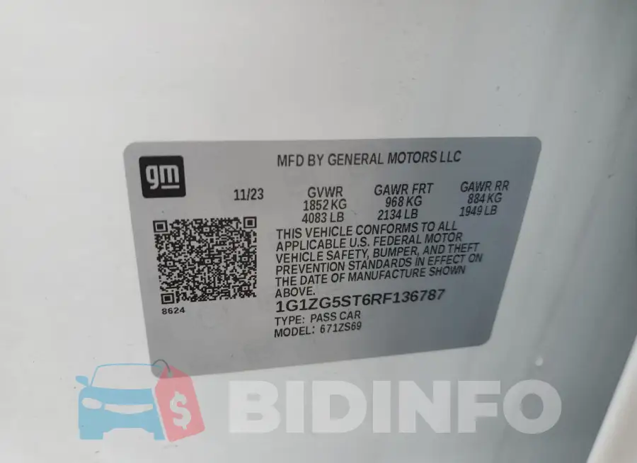 1G1ZG5ST6RF136787 Photo# 12
