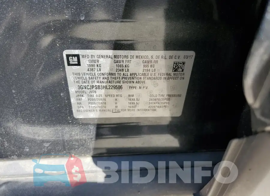 3GNCJPSB3HL229506 Photo# 14