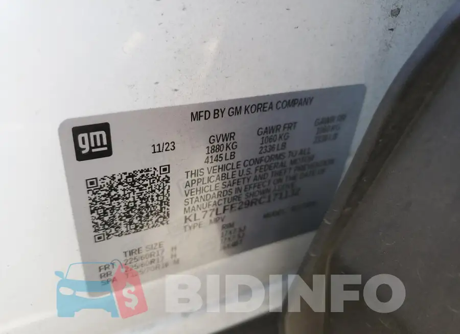 KL77LFE29RC171132 Photo# 12