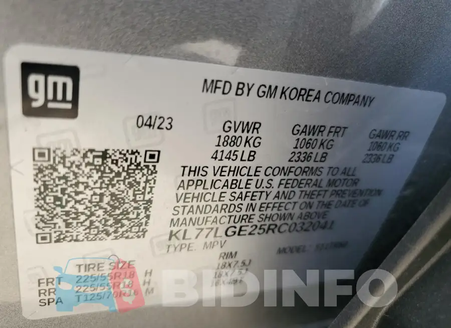 KL77LGE25RC032041 Photo# 13