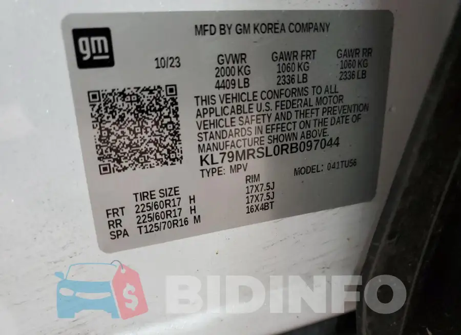 KL79MRSL0RB097044 Photo# 12