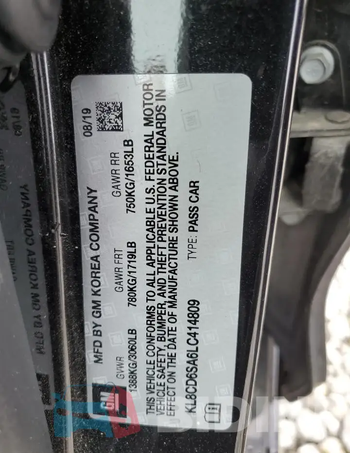 KL8CD6SA6LC414809 Photo# 12