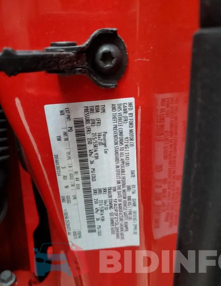 1FADP3F21GL266990 Photo# 12