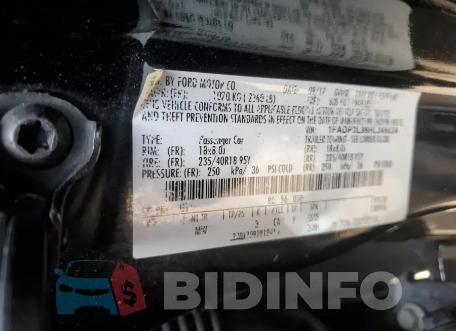1FADP3L98HL348024 Photo# 12