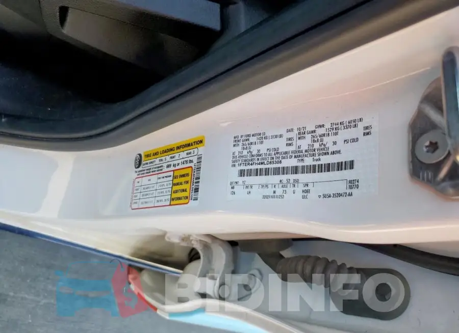 1FTER4FH4MLD85308 Photo# 13