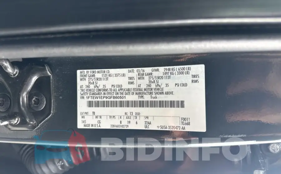1FTEW1EP9GFB60501 Photo# 10