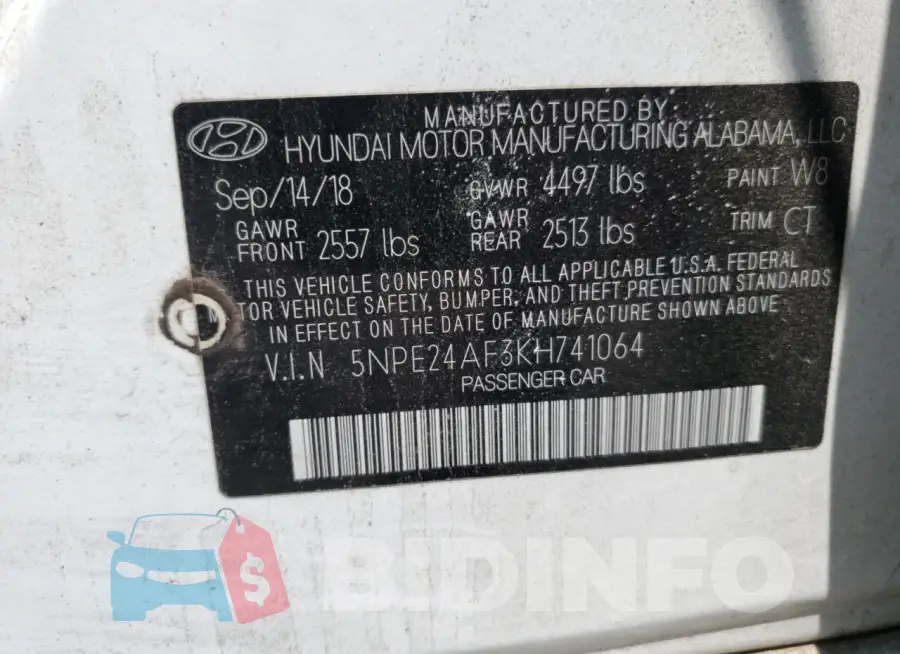 5NPE24AF3KH741064 Photo# 13