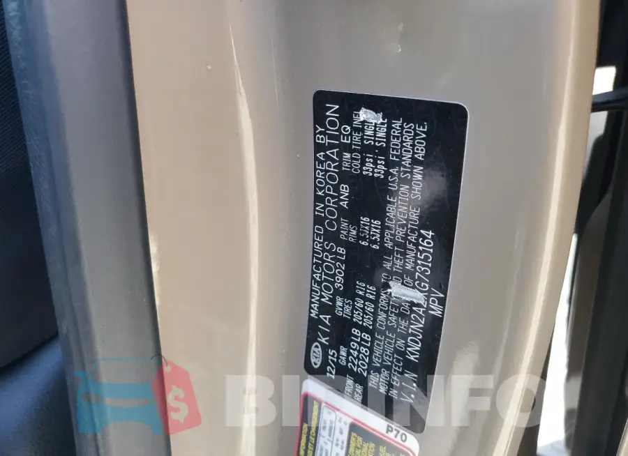 KNDJN2A2XG7315164 Photo# 12