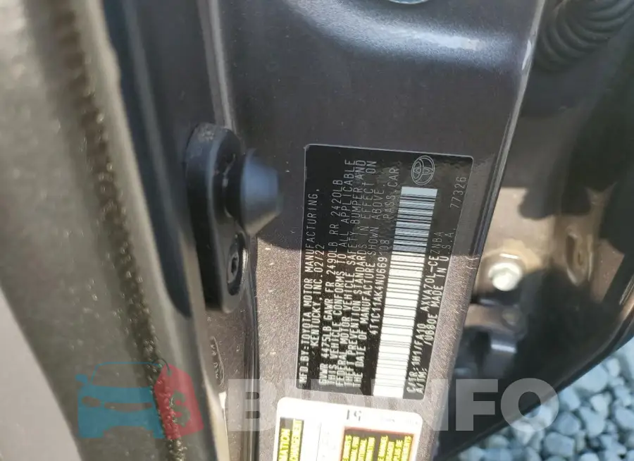 4T1C11AK4NU669108 Photo# 12