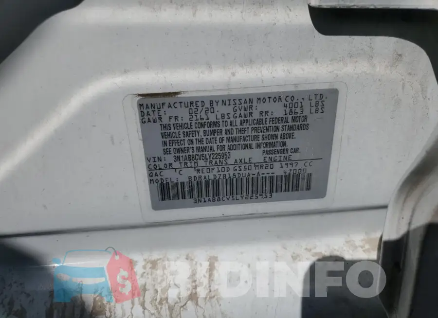 3N1AB8CV5LY225953 Photo# 12