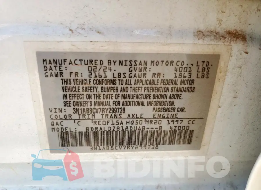 3N1AB8CV7RY299738 Photo# 12