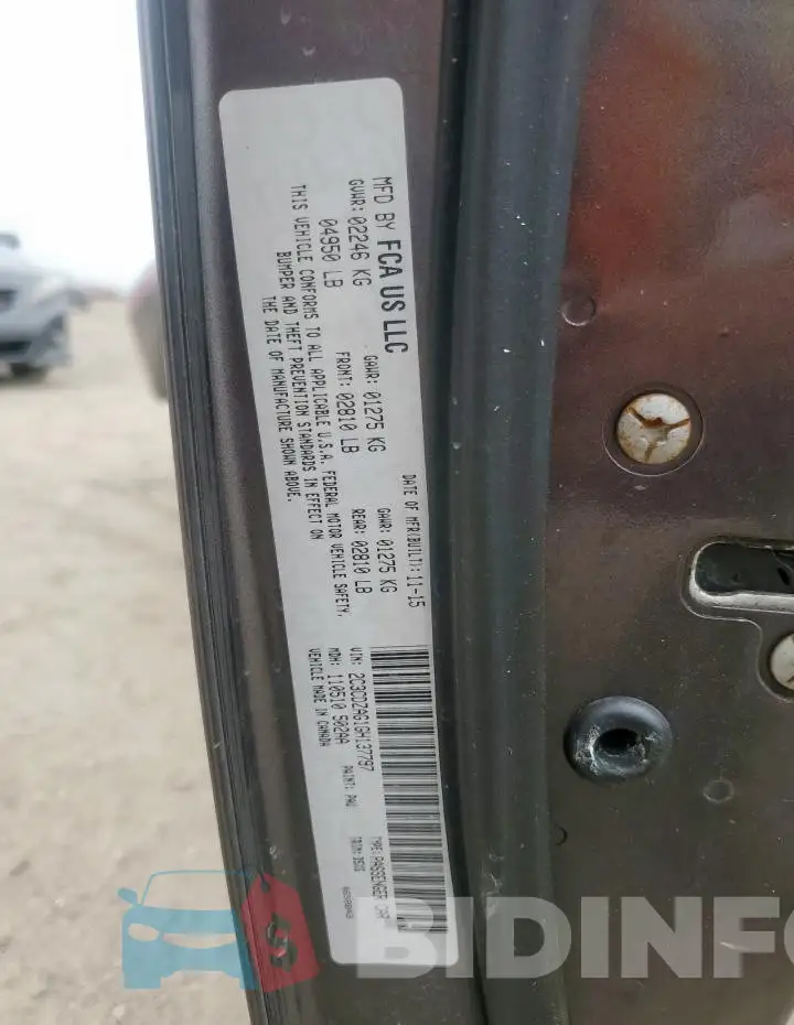 2C3CDZAG1GH137797 Photo# 13