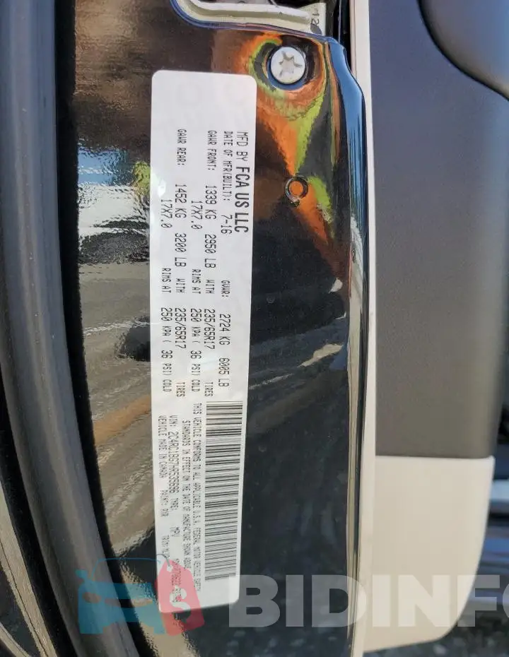 2C4RC1DGXHR517822 Photo# 14