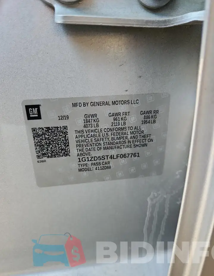 1G1ZD5ST4LF067761 Photo# 12