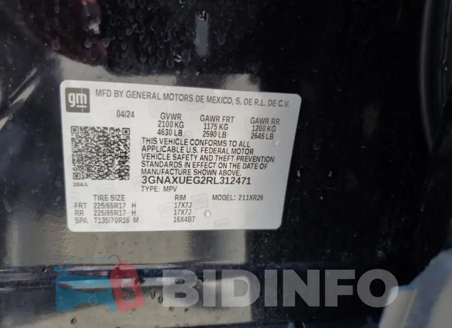3GNAXUEG2RL312471 Photo# 13