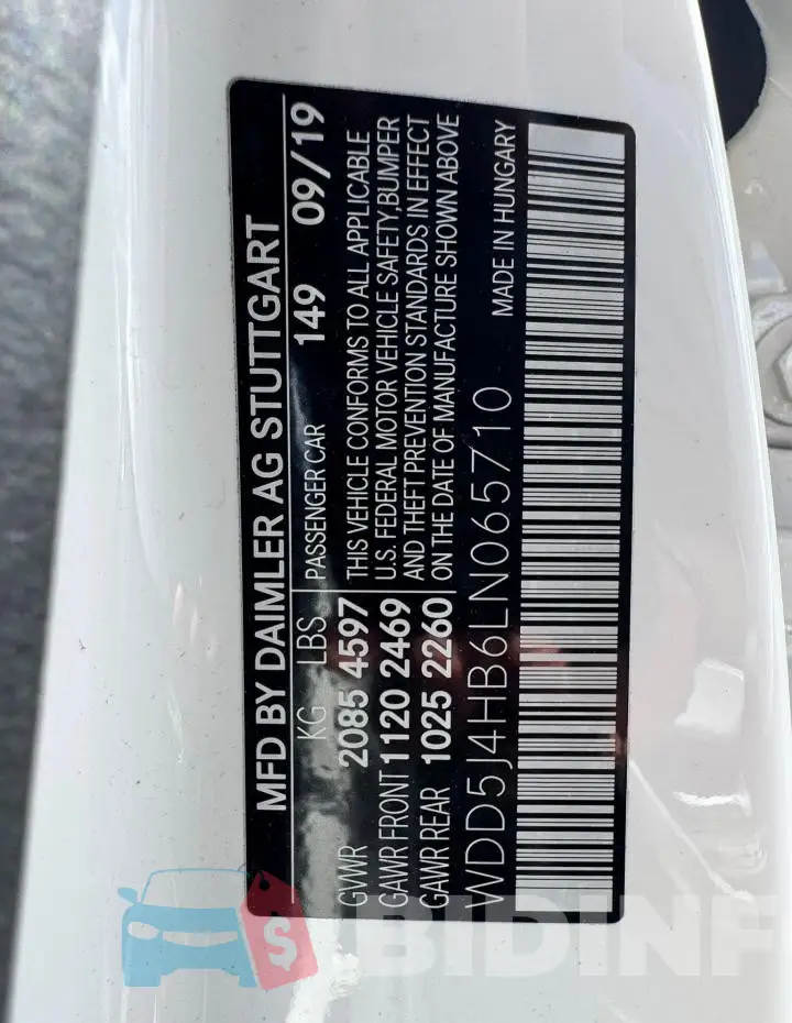 WDD5J4HB6LN065710 Photo# 10