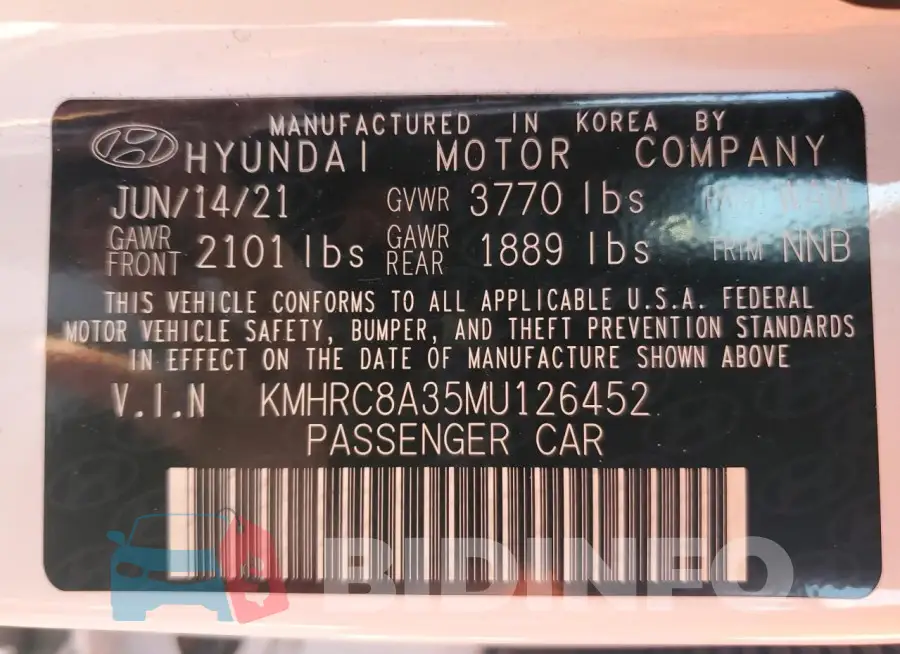 KMHRC8A35MU126452 Photo# 12