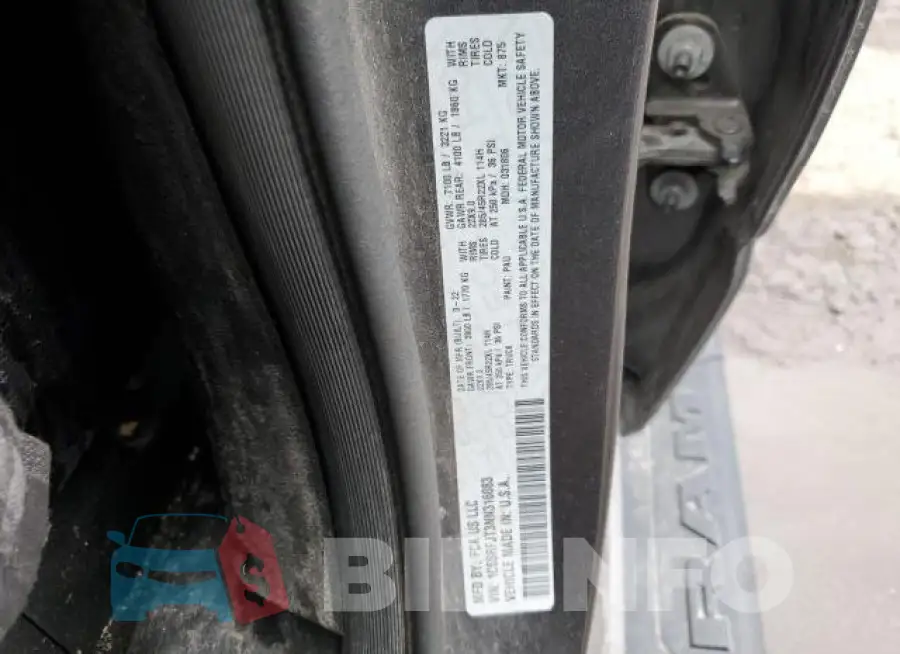 1C6SRFJT3NN316083 Photo# 12