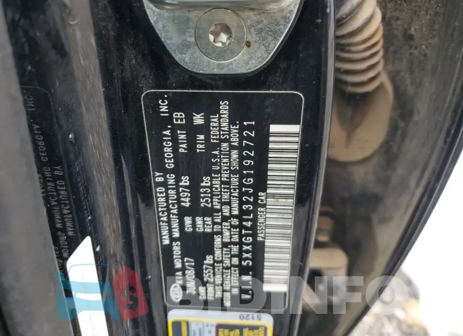 5XXGT4L32JG192721 Photo# 12