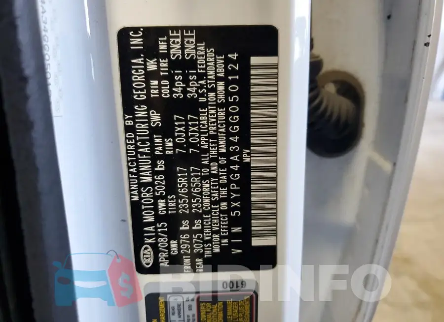 5XYPG4A34GG050124 Photo# 12