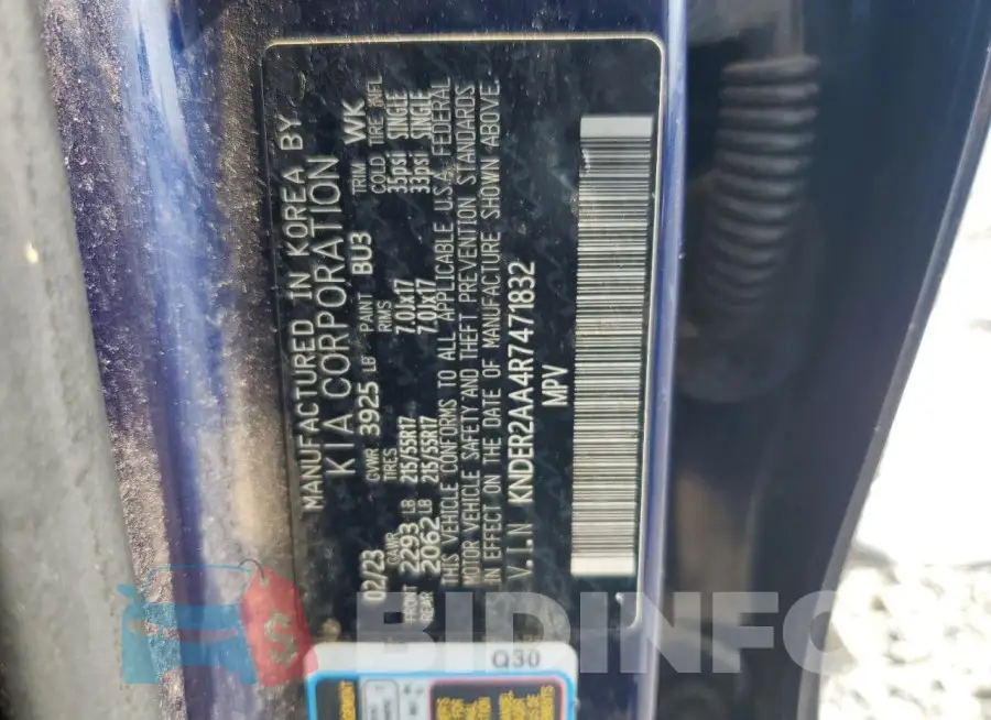 KNDER2AA4R7471832 Photo# 13
