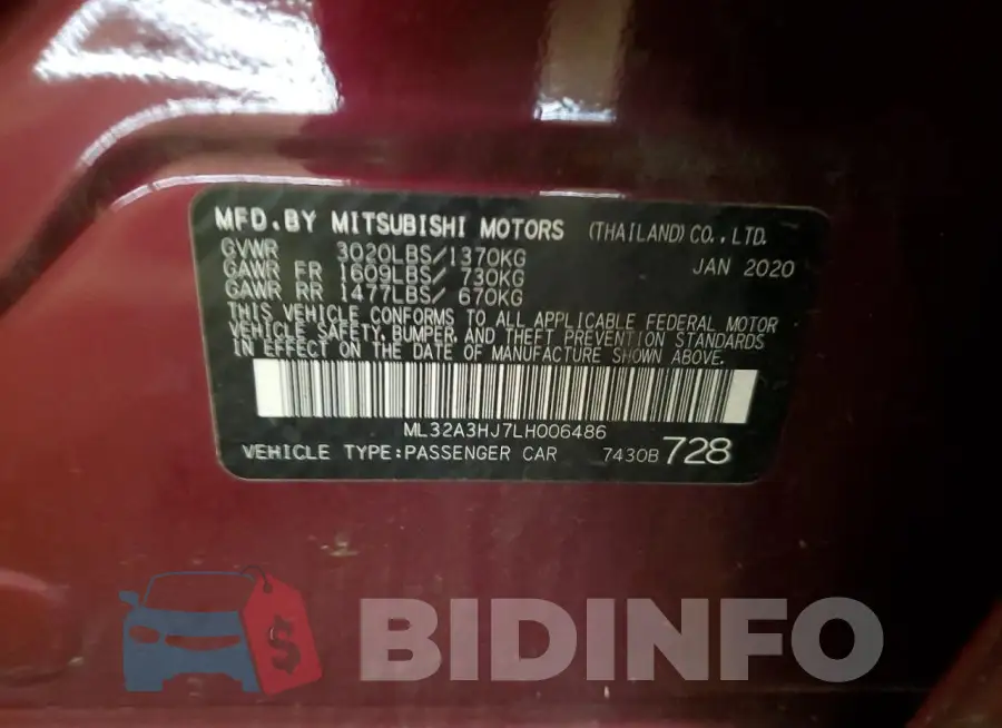 ML32A3HJ7LH006486 Photo# 12