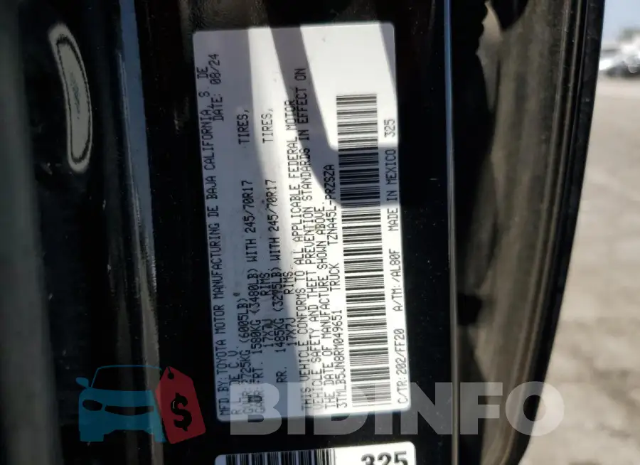 3TMLB5JN8RM049651 Photo# 12