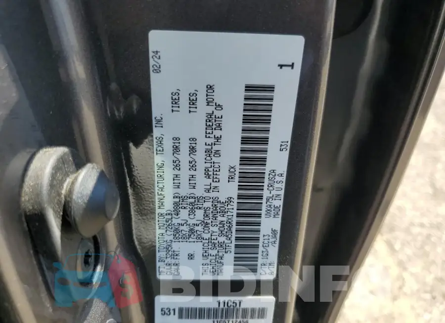 5TFLA5DA6RX171799 Photo# 12
