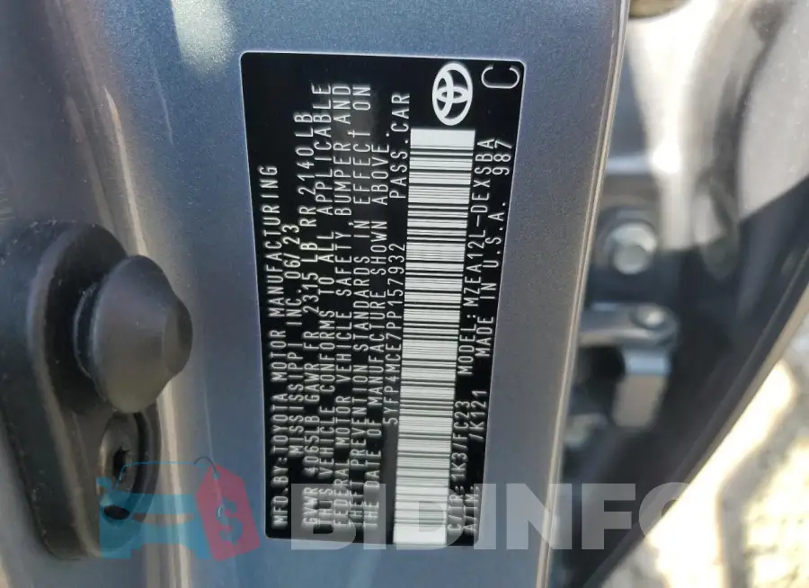 5YFP4MCE7PP157932 Photo# 12