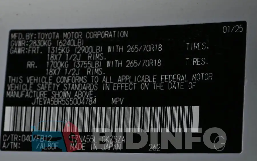JTEVA5BR5S5004784 Photo# 10