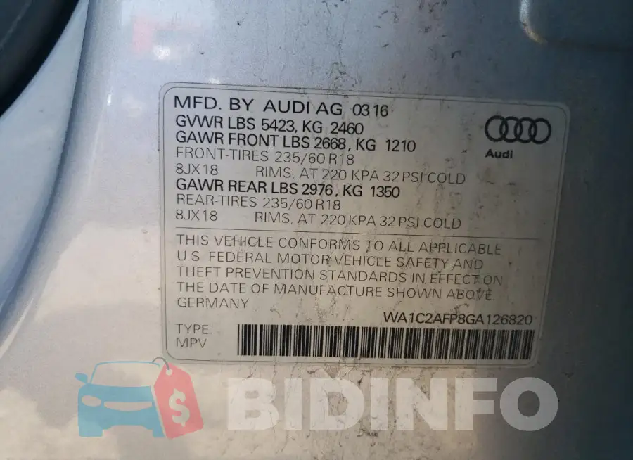 WA1C2AFP8GA126820 Photo# 12