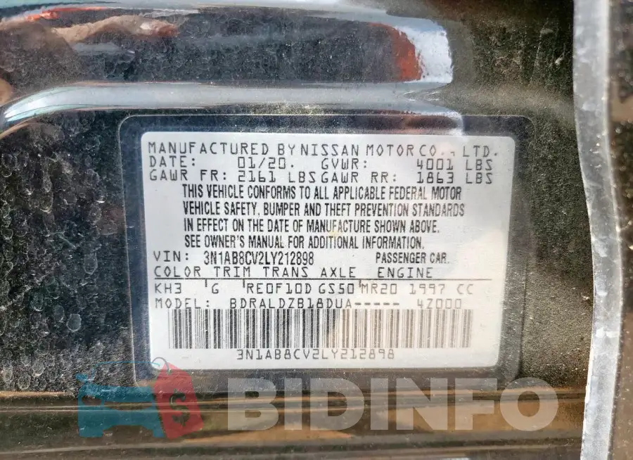 3N1AB8CV2LY212898 Photo# 12