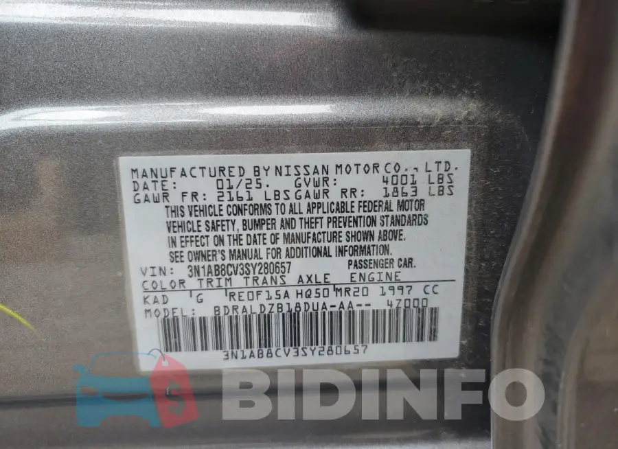 3N1AB8CV3SY280657 Photo# 13